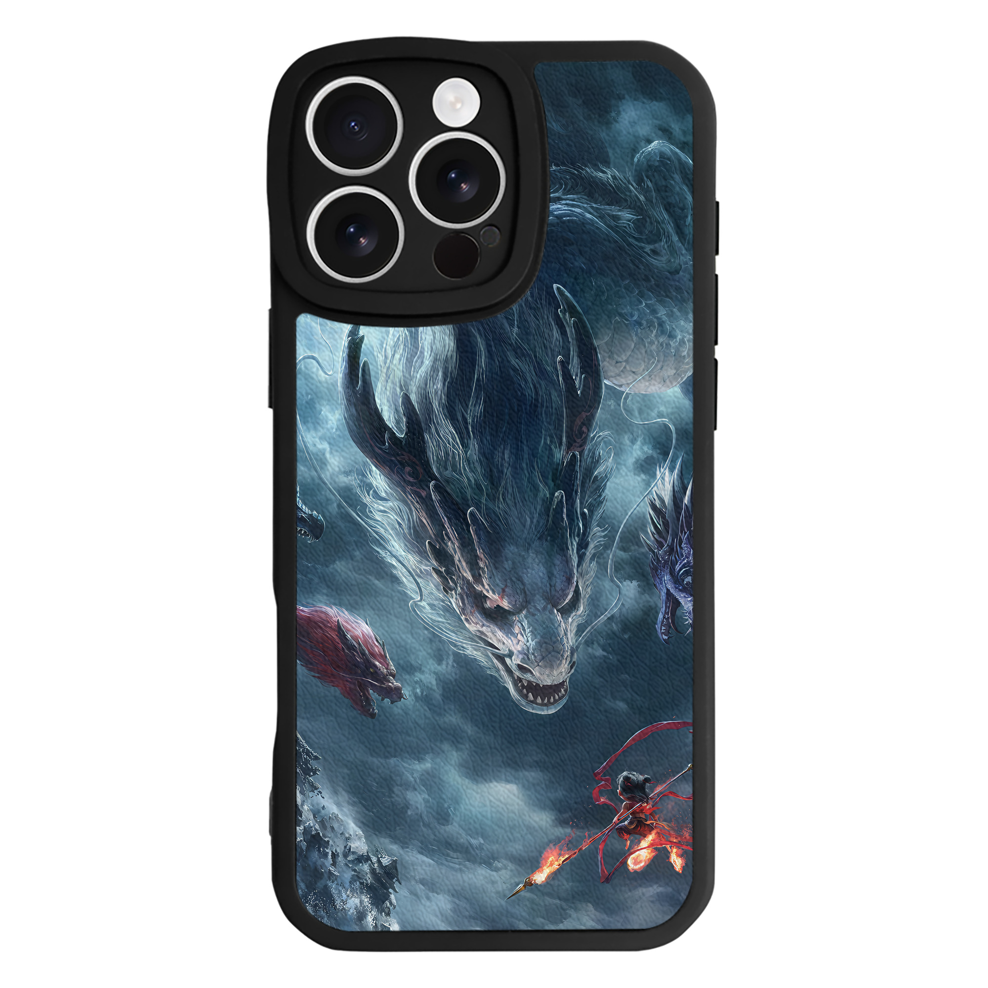 （画像用） Ne Zha 2 ナタ 魔童の大暴れ 【iPhone 16シリーズ対応】シリコンスマホケース（レザー調） 材質：シリコン